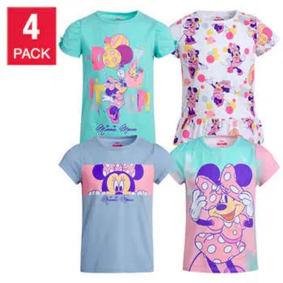 Disney 4 Pack Tee Size 5T New With Tag - Picture 1 of 6